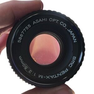 PENTAX SMC Pentax-M 50mm f/2 MF Prime Standard Lens K-mount